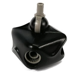 Large Figure Connector Block, 6 x 6 x 4, with 5 Sockets and 1 Dark Gray Pin