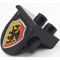 Duplo Plate 1 x 2 with Overhang, with Dragon on Red and Yellow Shield Print