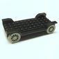 Vehicle Base 12 x 6 with Light Gray Wheels [Complete Assembly]