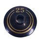 Dish 2 x 2 Inverted [Radar] with Gold '25', Circle print