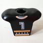 Minifig Neckwear Sports Hockey Body Armor with NHL Logo and White '7' Print