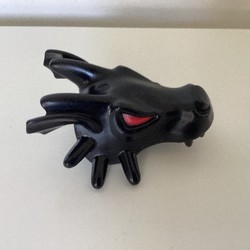 Duplo Dragon Head with Red Eyes