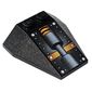 Wedge Sloped 4 x 4 Triple, No Stud Notches with White Dots and Hydraulic Print (Stingray Engine)