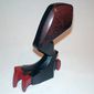 Creature Body Part, Dragon Leg, Left with Dark Red Claws and Hip Print