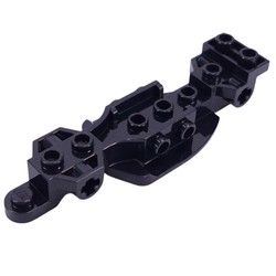 LEGO part 6667 Vehicle Base 3 x 9 (Formula 1 CMF) in Black