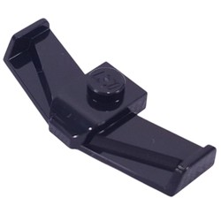 LEGO part 6682 Vehicle Body, Front Fender 1 x 4, Formula 1 in Black