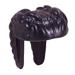 LEGO part 7309 Hair, Two Thick Braids in Black