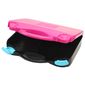 Storage Case, with Rounded Corners, Magenta Lid, Medium Azure Latches
