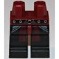 Hips and Black Legs with SW Belt and Dark Red Sash Print