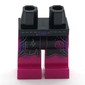 Hips and Magenta Legs with Silber/Dark Purple Belt, Black Shorts print