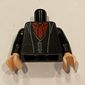Torso Jacket, Dark Red Shirt, Tie Print, Black Arms, Light Nougat Hands