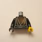 Torso, Odd Hands, Robe, Waist Sash Print, Black Arms, Left Yellow Hand, Right Black Hand