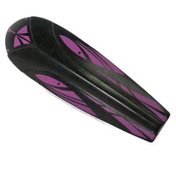 Large Figure Shield, 2 x 12 x 3 with Axle with Purple Spots print