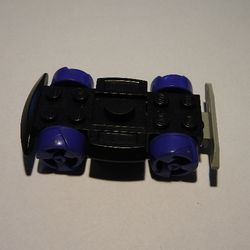 Vehicle Base 4 x 6 Racer Base with Violet Wheels