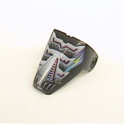 Large Figure Visor / Limb Cover, Armour with Spark Print