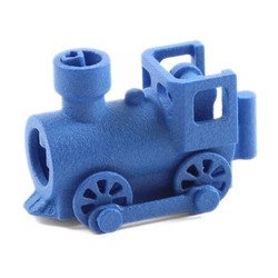 LEGO part 112073 Toy Train, 3D Printed in Bright Blue/ Blue