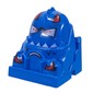 Racer Driver Head, Brick Special 2 x 2 Round, Brown Horns, Triangle Eyes, White Teeth print (Shredd)