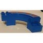 Duplo Road Section, Curve with Red Stripes Print