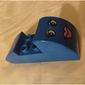 Duplo Brick 2 x 6 x 2 Rounded Ends with Female Face Print