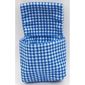 Duplo, Sleeping Bag / Baby Pouch with Blue and White Checkered Print