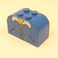 Brick Curved 2 x 4 x 2 Double with Pockets and Zipper Print
