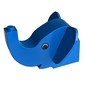 Animal Body Part, Elephant Head 6 x 7 x 4 with Eyes Print