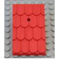 Fabuland, Roof Support with Red Roof Slope with Chimney Hole