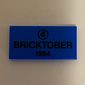 Tile 2 x 4 with '4' in Circle, 'BRICKTOBER 1984' Print