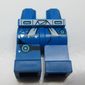 Hips and Blue Legs with White Sash, Silver Triangles, and Black Knee Belt Print