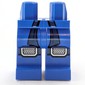 Hips and Blue Legs with Dark Blue Sash, Straps, Knee Pads Print