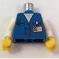 Torso Vest, Assistant Badge, Pen, and Clapboard on Back Print, White Arms, Yellow Hands