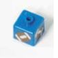 Pen Bead, Square with Football Print
