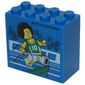 Brick 2 x 4 x 3 with 'LEGOLAND Windsor Resort' / Olympic Athlete #10 Print