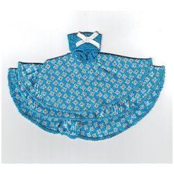 Scala, Dress, Strapless, 3 Layered Skirt with Flower Print