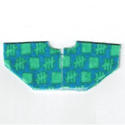 Scala, Baby Shirt with Green Squares and Lines Print