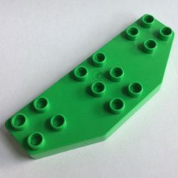 Duplo Plate 8 x 3 without Corners (Airplane Wings)