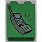Duplo Brick 1 x 2 x 2 with Cell Phone Print