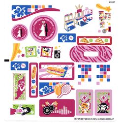 Sticker Sheet 1 for Set 41058-1
