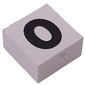 Modulex Tile 2 x 2 with Black '0' print, without Internal Supports