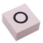 Modulex Tile 2 x 2 with Black Large Circle print, without Internal Supports