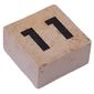 Modulex Tile 2 x 2 with Small Black '11' print, without Internal Supports