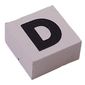 Modulex Tile 2 x 2 with Black 'D' print, Internal Supports