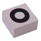 Modulex Tile 2 x 2 with Black 'O' print, Internal Supports