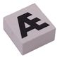 Modulex Tile 2 x 2 with Black 'Æ' print, Black Internal Lining, White Dot
