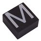 Modulex Tile 2 x 2 with White 'M' print, without Internal Supports