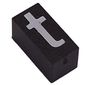 Modulex Tile 1 x 2 with White 't' print, without Internal Supports