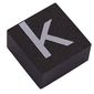 Modulex Tile 2 x 2 with White 'k' print, without Internal Supports
