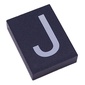 Modulex Tile 3 x 4 with White 'J' print, without Internal Supports
