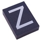 Modulex Tile 3 x 4 with White 'Z' print, without Internal Supports