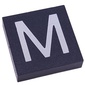 Modulex Tile 4 x 4 with White 'M' print, without Internal Supports